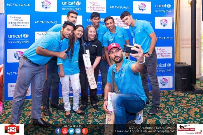 Yuvraj Singh and U19 cricket stars Yuvraj Singh and U19 cricket stars