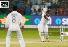India win by 238 despite Karunaratne’s battling ton