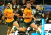 Prodigal son is home as Wallabies win four straight to finish Rugby Championship Andrew Kellaway scored a hat-trick during the Wallabies’ win over Argentina..