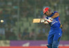 Afghanistan shock Bangladesh to level ODI series Afghanistan cricketer Asghar Stanikzai plays a shot during the second One Day International (ODI) cricket match between Bangladesh and Afghanistan at the Sher-e-Bangla National Cricket Stadium in Dhaka on September 28, 2016 ©- (AFP)