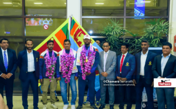 Photos – Rumesh Tharanga and the Sri Lankan Athletics Team Arrival Rumesha Tharanga and the Sri Lankan Athletics Team Arrival