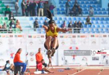 Gold for Sarangi Silva with personal best leap