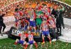 Griezmann fires Atletico Madrid to Europa League title