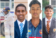 Pathiraja, Kapurubandara, Somarathne hit centuries; Thevmika bags 8-fer SLC U23 Inter-Club 2-Day Tournament 2026
