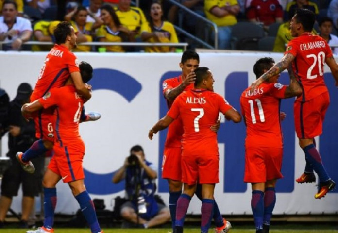 Soccer: 2016 Copa America Centenario-Colombia at Chile