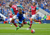 Last-gasp penalty earns Leicester point, Arsenal held Leicester City v West Ham United - Barclays Premier League