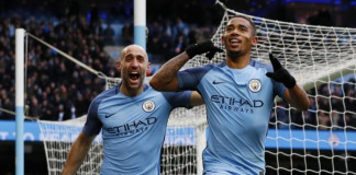 Jesus double lifts City to third with late 2-1 Swansea win