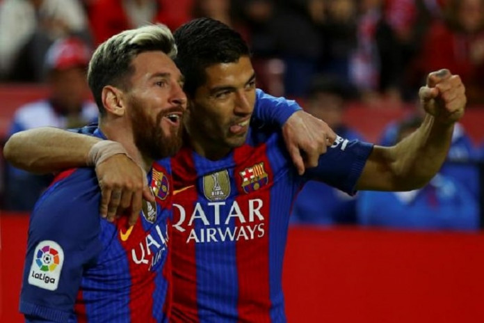 Football Soccer - Spanish La Liga Santander - Sevilla v Barcelona