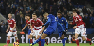 Last-gasp Slimani spot on for Leicester