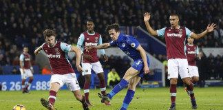 Leicester ease relegation fears with 1-0 win over Hammers