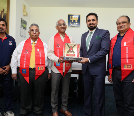 பஹ்ரைன் கிரிக்கெட் அணிக்கு கரம் கொடுத்த இலங்கை கிரிக்கெட்