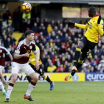 Niang sees Watford home against 10-man Burnley