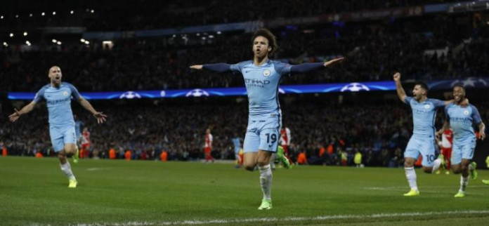 Five-star Manchester City edge thriller with Monaco