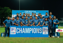Peoples Leasing PLC outclass Maliban Biscuits to lift MCA T10 Tier B Trophy Cricket