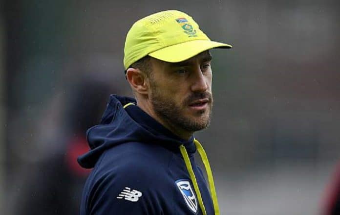 Faf du Plessis fitness concern for South Africa ahead of four-day Test