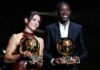 ආබාධ පැරදූ Ousmane Dembele Ballon d’Or සම්මානය කරා Ousmane Dembele & Aitana Bonmati won 2025 Ballon d'Or awards