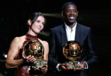 ආබාධ පැරදූ Ousmane Dembele Ballon d’Or සම්මානය කරා Ousmane Dembele & Aitana Bonmati won 2025 Ballon d'Or awards