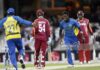 Angelo Mathews wipes out the Windies