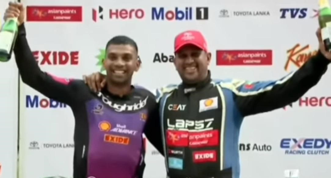 Ashan & Jacques celebrating their victories