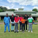 Anuradhapura junior Golfers battles