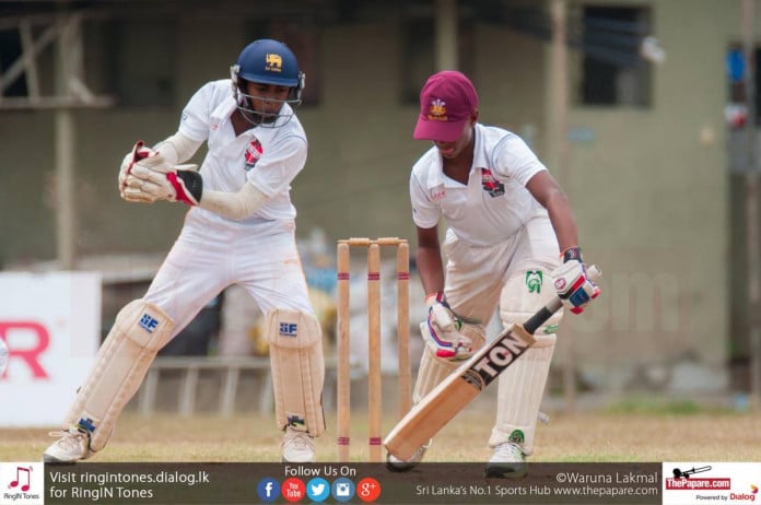 Kavika Dilshan guides Aloysius into quarters