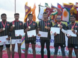 தேசிய விளையாட்டு விழா கடற்கரை கபடியில் தங்கம் வென்று நிந்தவூர் மதீனா கழகம் சாதனை 49th National Sports Festival