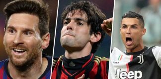Kaka selects Messi ahead of Ronaldo