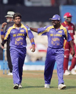 Malinga and Muralitharan