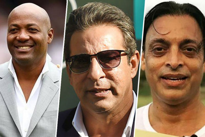 Wasim Akram, Shoaib Akhtar & Brian Lara