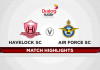 Highlights – Havelock SC v Air Force SC – Dialog Rugby Bloomfield Cricket