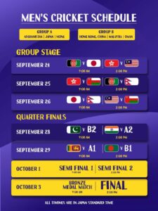 Men's T20 cricket fixtures released
