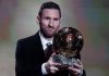 பலோன் டீ ஓர் விருதை ஆறாவது முறையாக வெற்றிகொண்ட மெஸ்ஸி Lionel Messi Wins 2019 Ballon d'Or