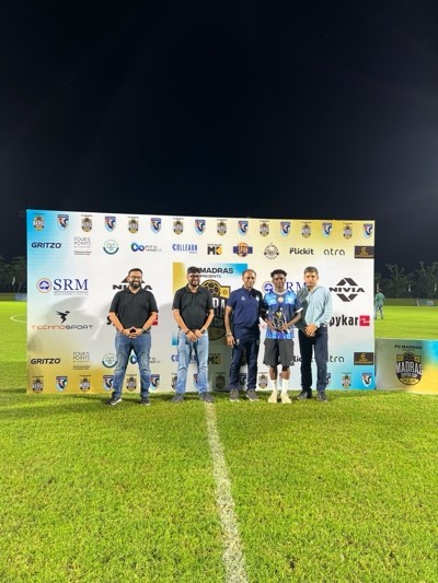 Player of the Tournament Colombo Kickerz No. 10 Isaac Okoro