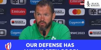 Ireland vs Scotland Post Press Andy Farrell