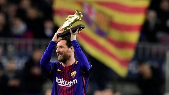 Messi wins Golden Shoe