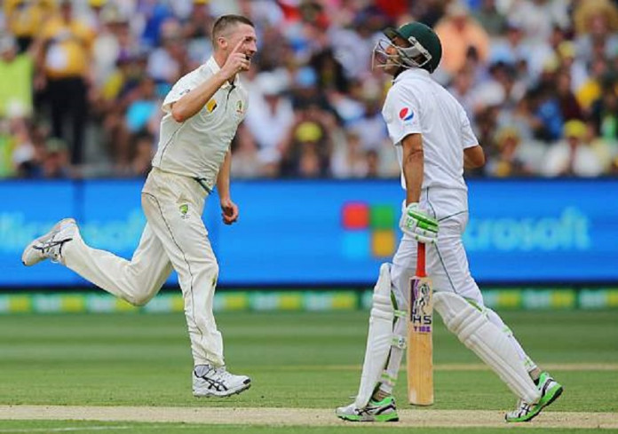 Jackson Bird troubled the batsmen with his accuracy and late movement and dismissed Pakistan's two batting stalwarts - Younis Khan and Misbah-ul-Haq © Getty