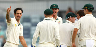 For one last time at the WACA on Tuesday, Mitchell Johnson made the ball talk like he always does © Getty