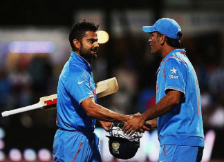 MS Dhoni and Virat Kohli