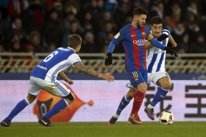 Football Soccer - Real Sociedad v Barcelona - Spanish King's Cup