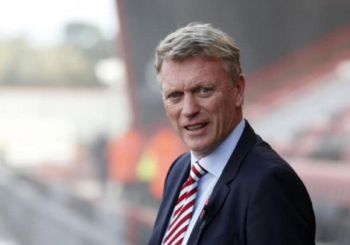 Sunderland manager David Moyes before the game