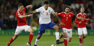 Late Mitrovic header earns Serbia 1-1 draw in Wales