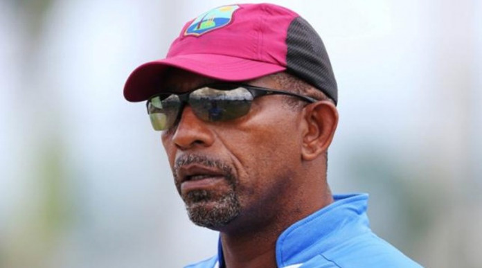 Cricket - West Indies Nets - Sir Vivian Richards Stadium, Antigua - 12/4/15. West Indies Head Coach Phil Simmons during nets. Action Images via Reuters / Jason O'Brien