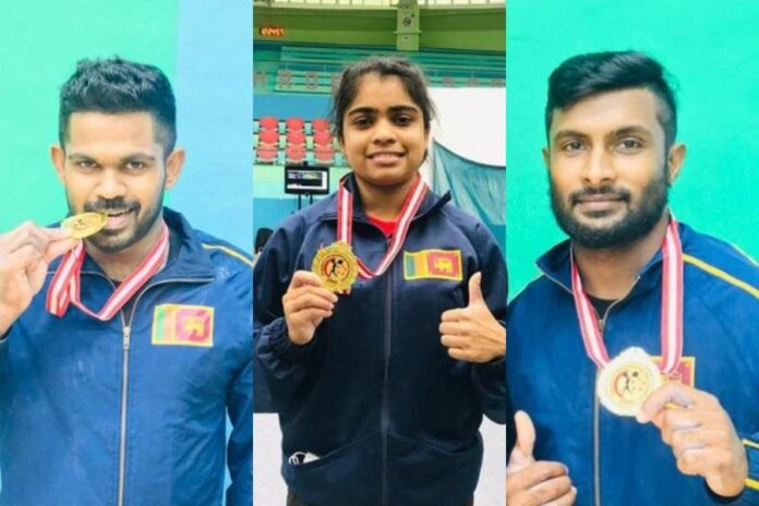 Sri Lankan Weightlifters shine in Singapore Sri Lankan Weightlifters shine in Singapore