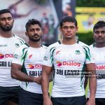 Sri Lanka Rugby’s Kevin Dixon, Danushka Ranjan, Sudarshana Muthuthanthri and Srinath Sooriyabandara