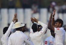 Sri Lanka edge ahead on 14-wicket day Sri Lanka edge
