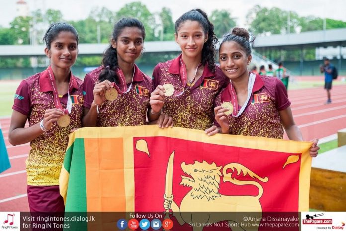 srilanka women relay team