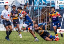 A preeminent Trinity outfit bulldoze their way over a determined D. S. Senanayake College at Police Park
