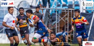 A preeminent Trinity outfit bulldoze their way over a determined D. S. Senanayake College at Police Park