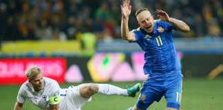 Ukraine up to second spot with 1-0 win over Finland