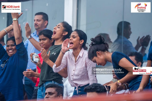 Fans cheering for Kingswood College rugby 2020 Havelock Park